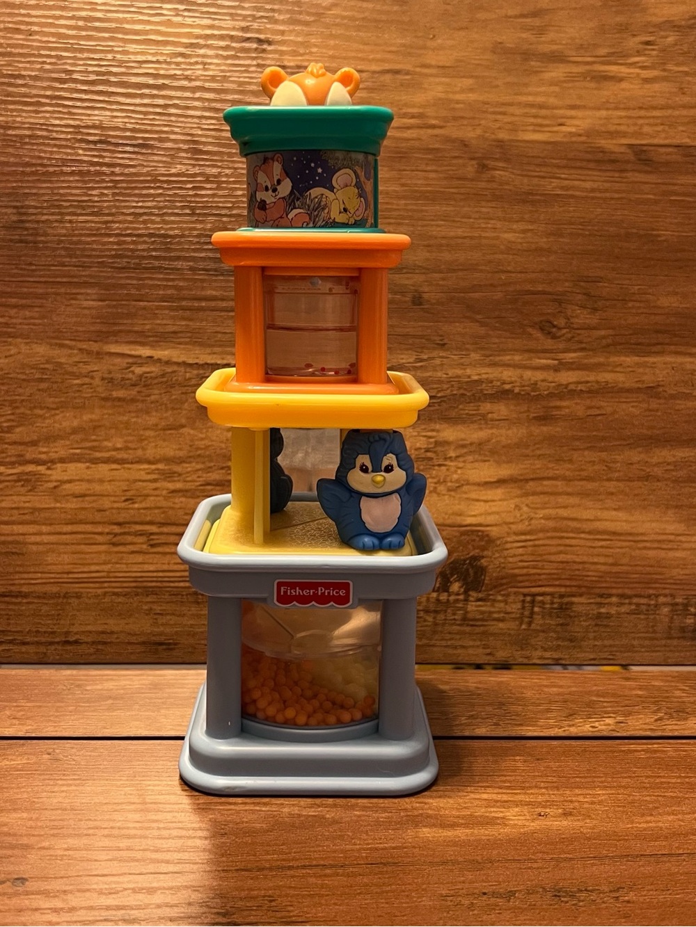 Vintage 1999 Fisher Price Peaceful Planet Surprise Inside Stacking Blocks